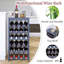 Floor Wine Bottle Rack Gray