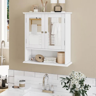 Armoire de rangement murale avec serrure magnétique - 22,05 po x 5,12 po x 22,95 po Organisateur compact et imperméable | 14,20 lb, idéal pour la salle de bain / cuisine / maison | Rangement pour vente chaude, organisateur de qualité supérieure
