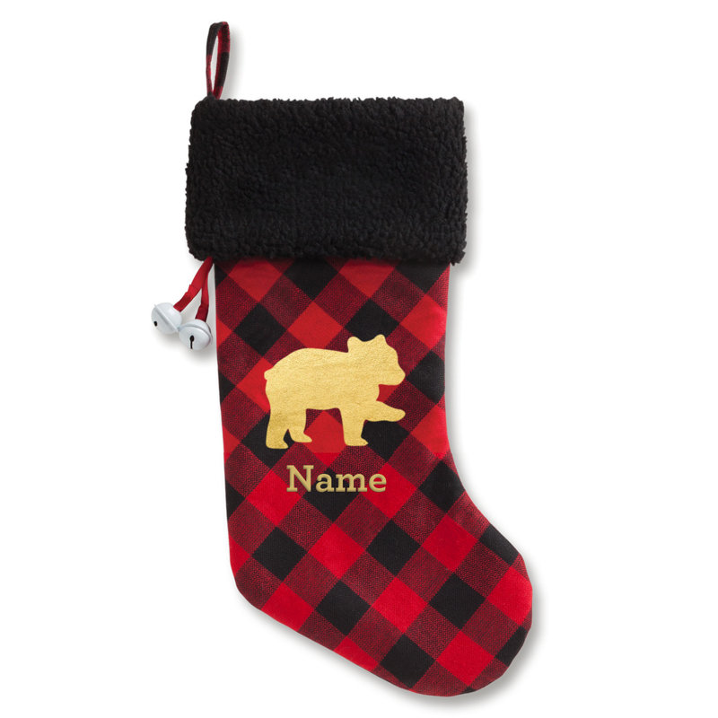 Chaussette personnalisable bébé ours Buffalo, Oui
