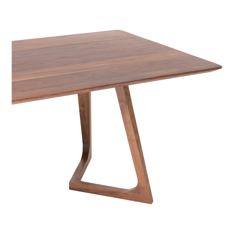 Fischer Walnut Wood Dining Table