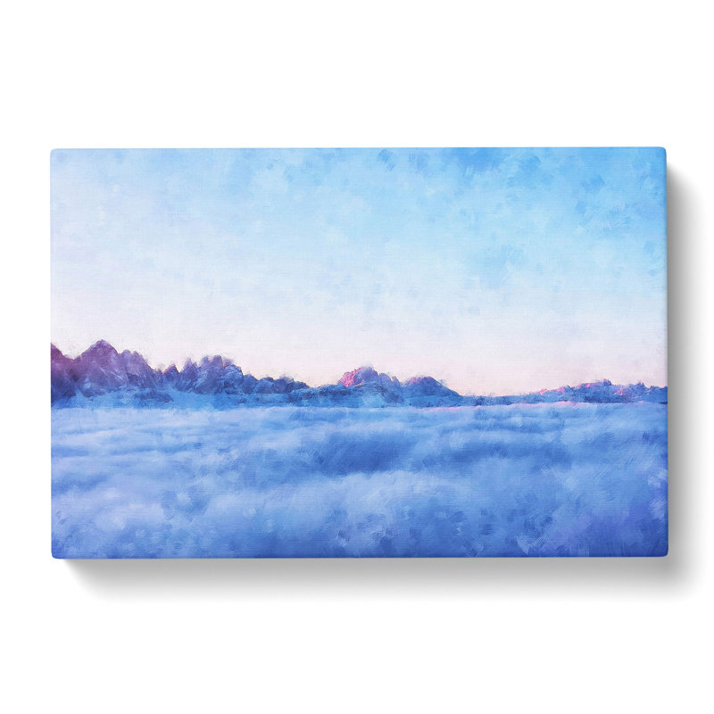 Mountains In Plose Italy - Wrapped Canvas Painting, 45cm H x 76cm W x 4cm D