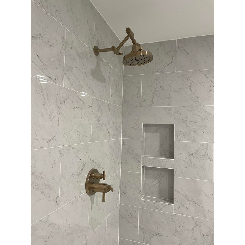 Dreamstone 12X24 Polished Porcelain Tile, Carrara Giola Polished