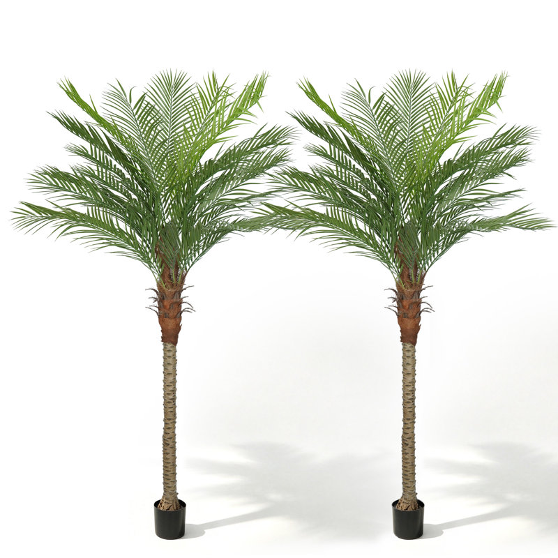 Palmier artificiel dans un pot, H 94,5 po x l 49,2 po x P 49,2 po