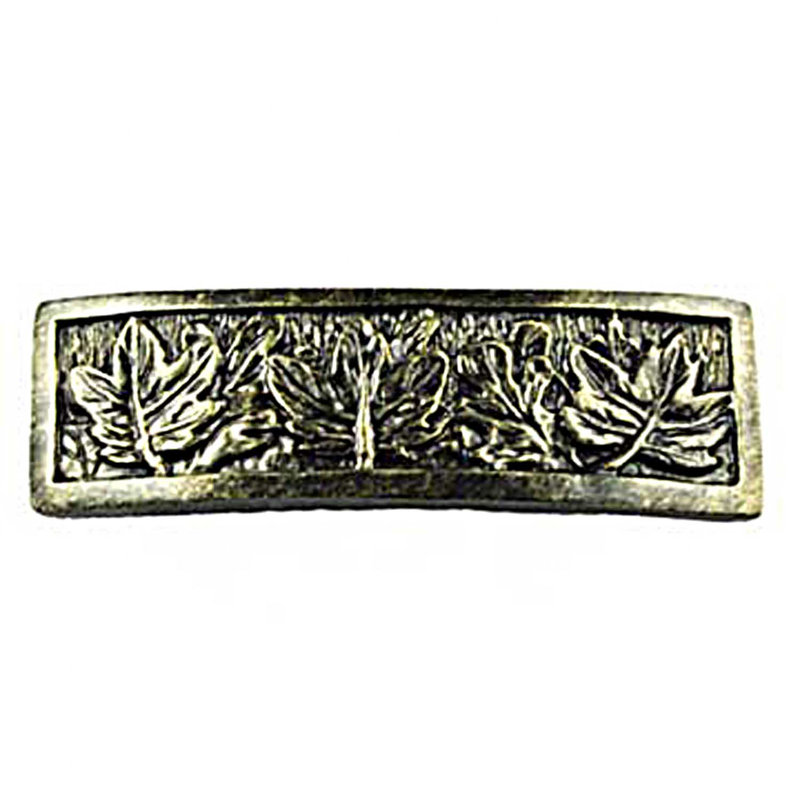 Poignée barre 3 po Nature Leaves, Bronze noir