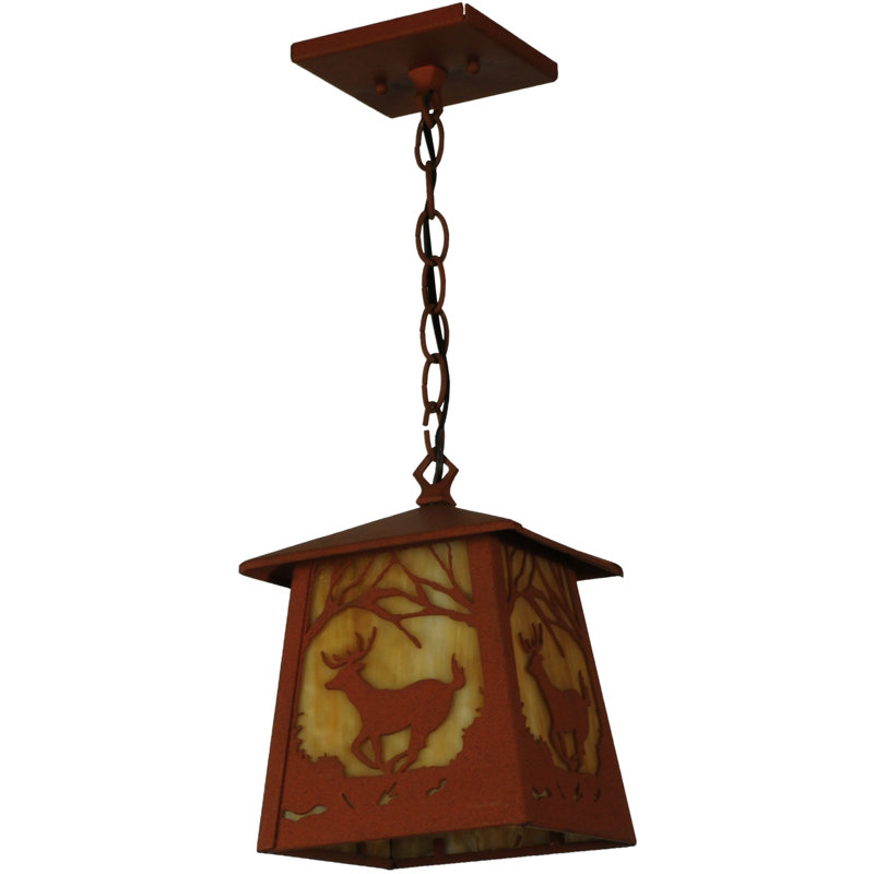 Luminaire suspendu géométrique 1 lumières lanterne
