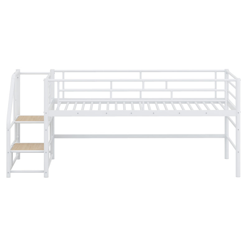 Anesia Metal Storage Bed, Black