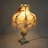 12.2 inch Princess Style Stained Table Lamp with Lampshade Pink-72274604