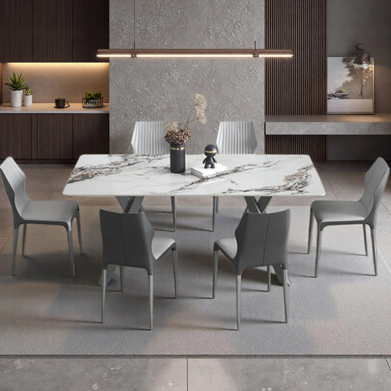 Table de salle à manger Luxury, H 29,53 po x L 70,87 po x l 35,43 po