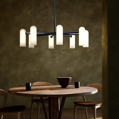 Latijera 8 - Light Dimmable Kitchen Island Linear Chandelier