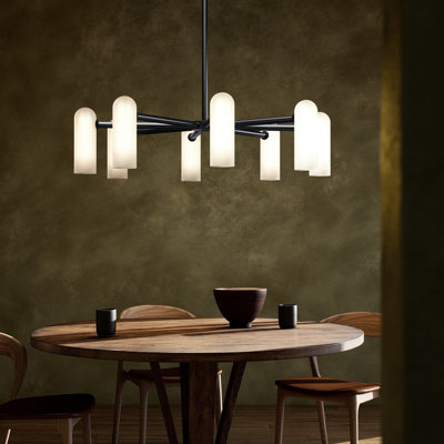 Odyssey 8 - Light Dimmable Kitchen Island Linear Chandelier