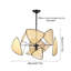 Luminaire suspendu 1 lumière jaune Amberlyn-535162983