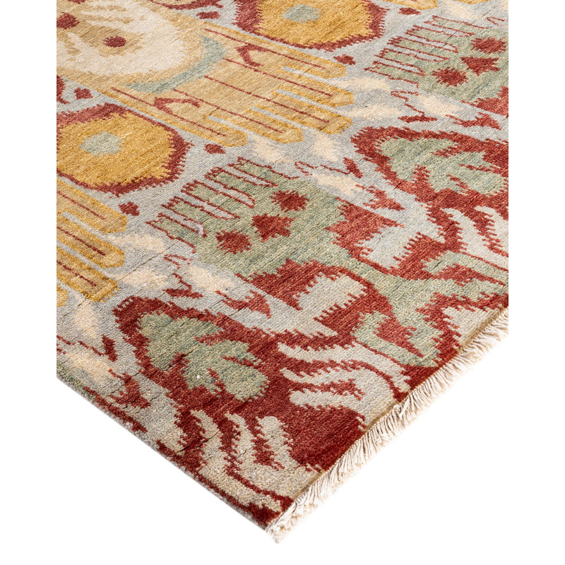 Overdyed One-of-a-Kind 8' 2" x 9' 10" Hand Knotted Area Rug