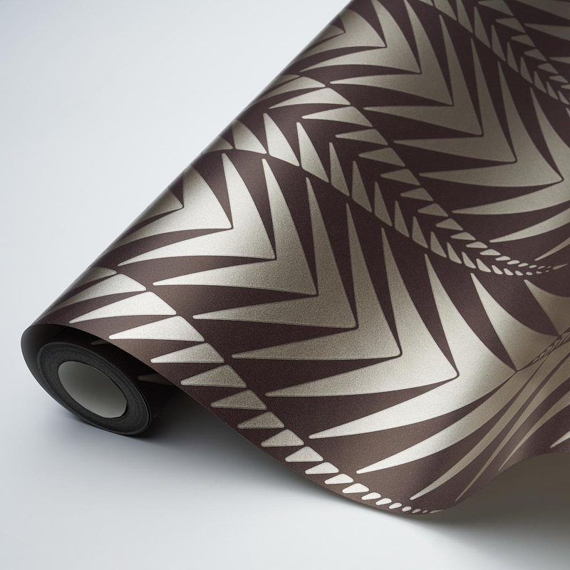 Schumacher x Neisha Crosland Zebra Wallpaper, Stone White