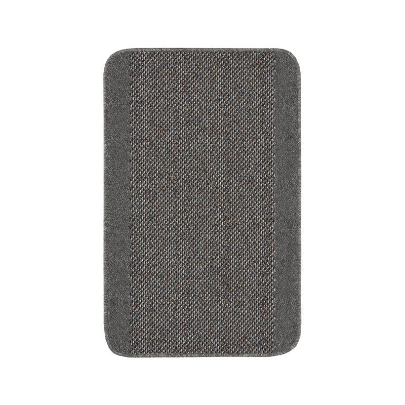 Zac Kitchen Mat, Grey, Rectangle 80 x 140cm