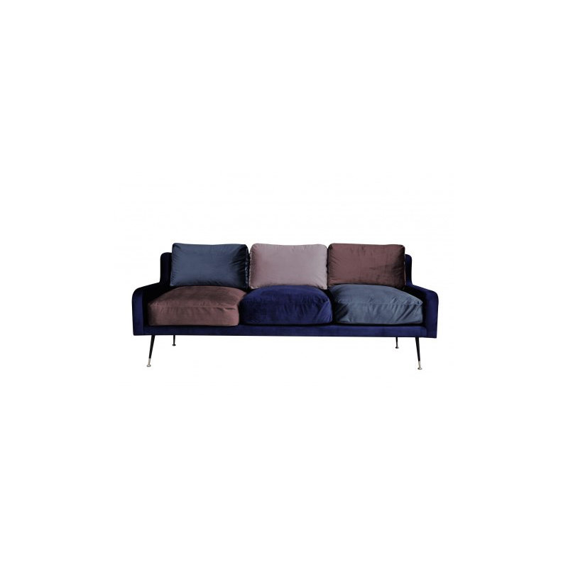 Sofa, Blue/Brown
