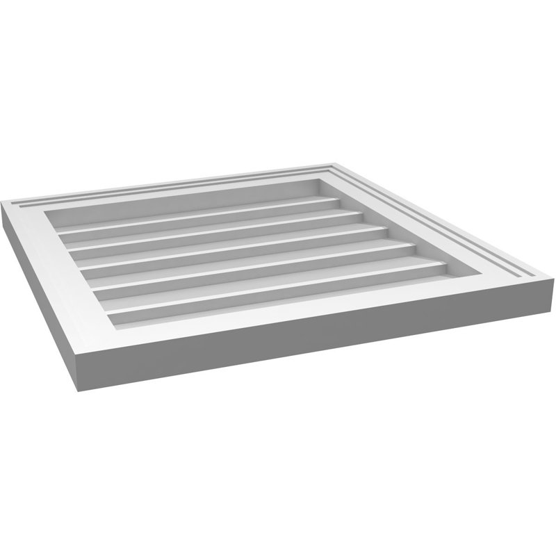Cadre en brique, brun clair apprêté, H 20 po x l 20 po x P 1,5 po