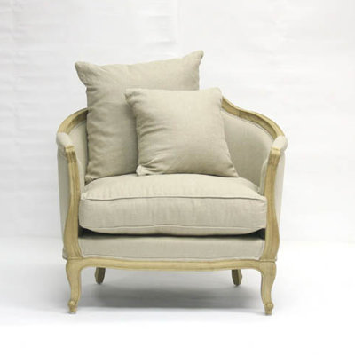 Maison Linen Barrel Chair