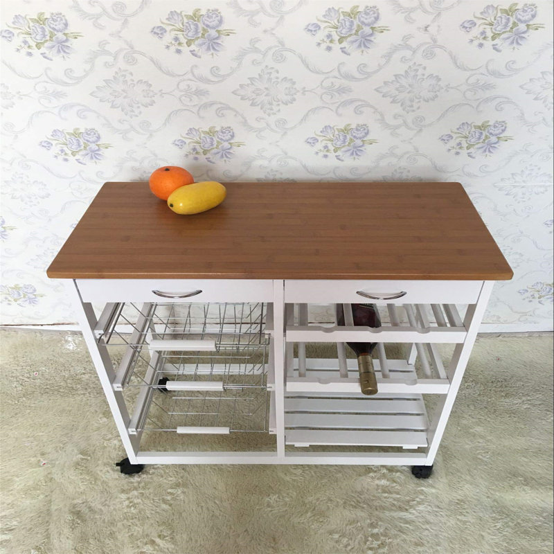 Wood Kitchen Cart