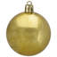 Ornements en forme de boule de Noël brillante incassable dorée 60 carats 2,5 po (60 mm)