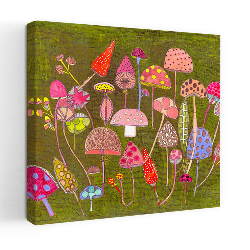 Contemporary Art Whimsical Contemporary Wall Art by Sharon Nullmeyer - Wrapped Canvas Print, 121.92 cm H x 121.92 cm W