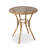  Table bistro en acier inoxydable