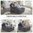 Modern Chaise Lounge Chair With Adjustable Backrest, Corduroy Indoor Leisure Sofa Recliner, Oversized Accent Chair Deep Seat Reading Armchair For Living Room, Bedroom, Office-1274011211