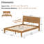 Structure de lit Mid-Century-1275659323-1275659321