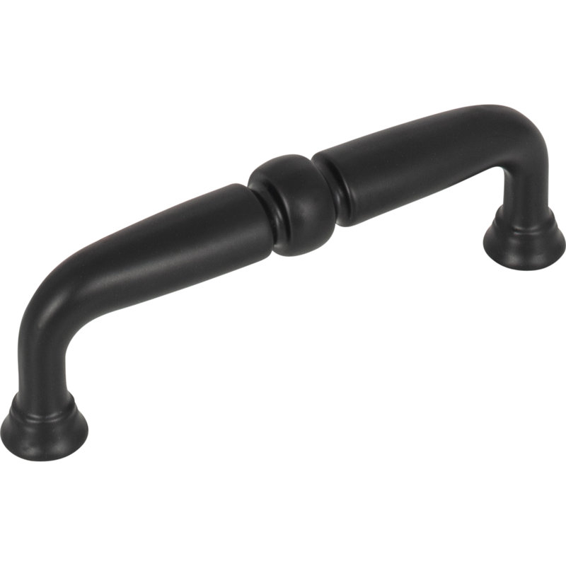 Henderson Bar pull, Flat Black, 3 3/4" Center to Center