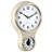 Kitchen Time Retro Wall Clock with Timer Cream