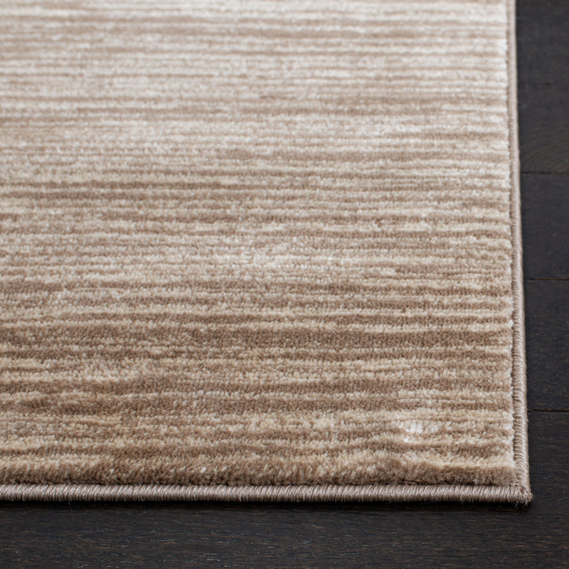 Aaishah Light Brown Area Rug, Rectangle 8' x 10'