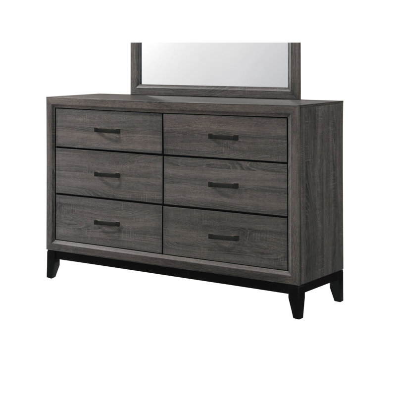 Commode double 6 tiroirs Chalissa