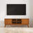 Draper 72"W Solid Wood Mid-Century Modern TV Stand for TVs up to 80" with 2 Cabinets and Adjustable Shelves