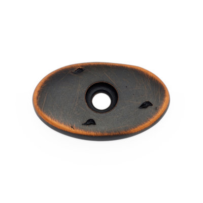 Distressed Oval Knob Backplate BP Series