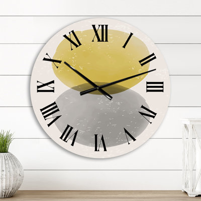 Horloge murale lune minimaliste II