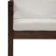 Chaises de salle à manger de confort de patio, fauteuils modernes en bois d'acacia