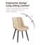 Ensemble de 2 chaises de salle à manger en cuir Seferina-2127224141