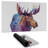 Abstract moose - 14.00"x24.25" Desk mat