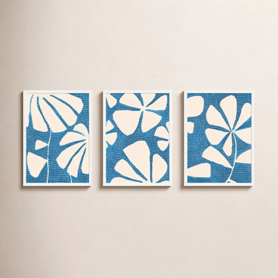 Ceramic Blue 3-6 3-Piece Print Set