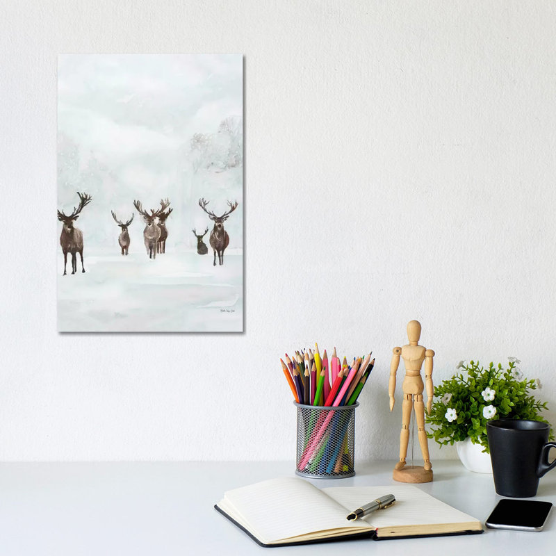 Winter Tribe by Stellar Design Studio - Wrapped Canvas Gallery-Wrapped Canvas Giclée, 20.32 cm H x 30.48 cm W