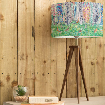 Aratus Wood Tripod Lamp