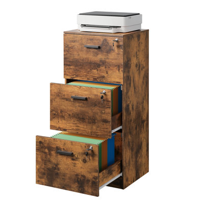 Wooden File Cabinet, Filling Cabinet