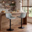 Tabouret de bar pivotant en similicuir Zager-2033200462
