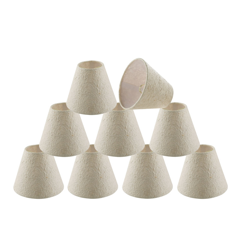 5'' H x 6'' W Paper Empire Lamp Shade, Beige