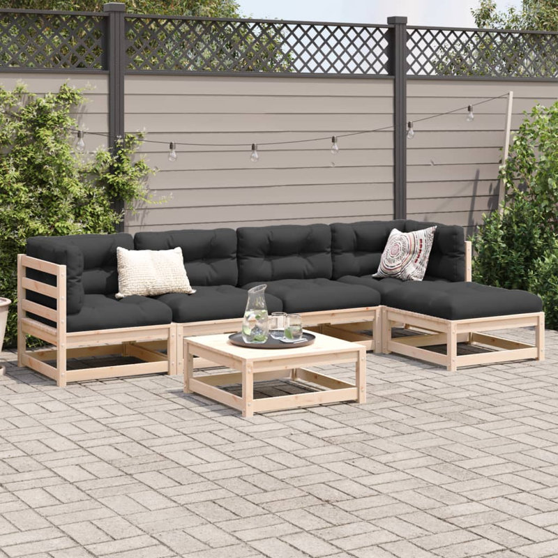 Garden Sofa, Natural pine