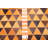 Cowhide Patchwork Orange Rug 6'6" x 6'6"