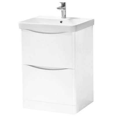 Clifton 600mm Single Bathroom Vanity with Vitreous China Basin