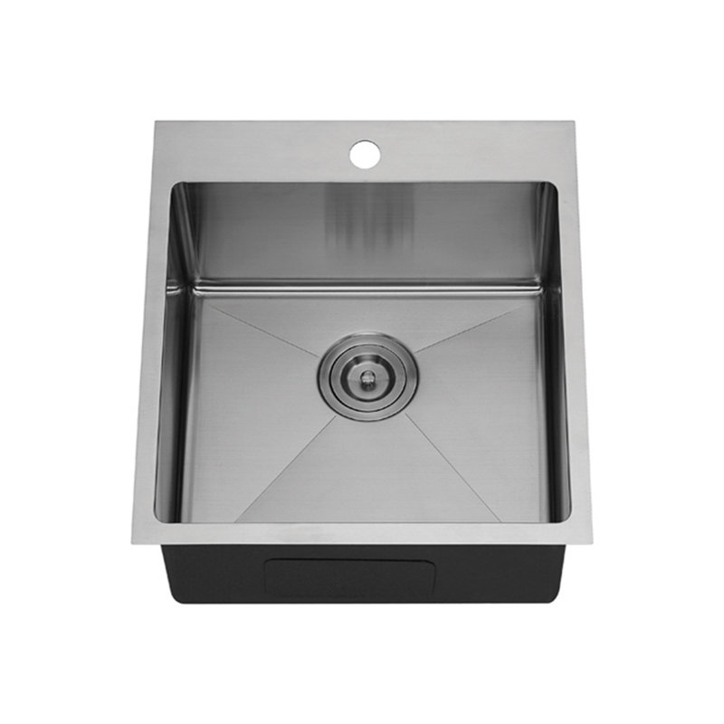 Évier de cuisine encastré à la main L 14 po x l 19 po Evocado