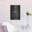 Art mural en métal «Snowboard, Blueprint Chalkboard Vernis»-1078327112