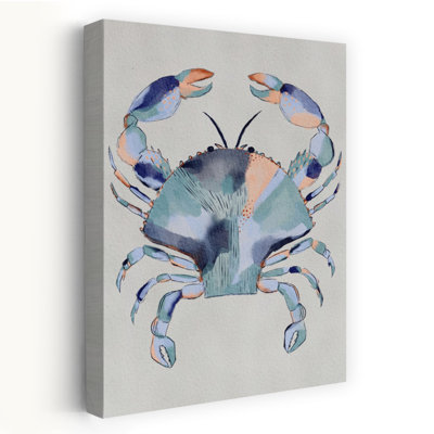 Reproduction d'art côtier crabe bleu côtier
