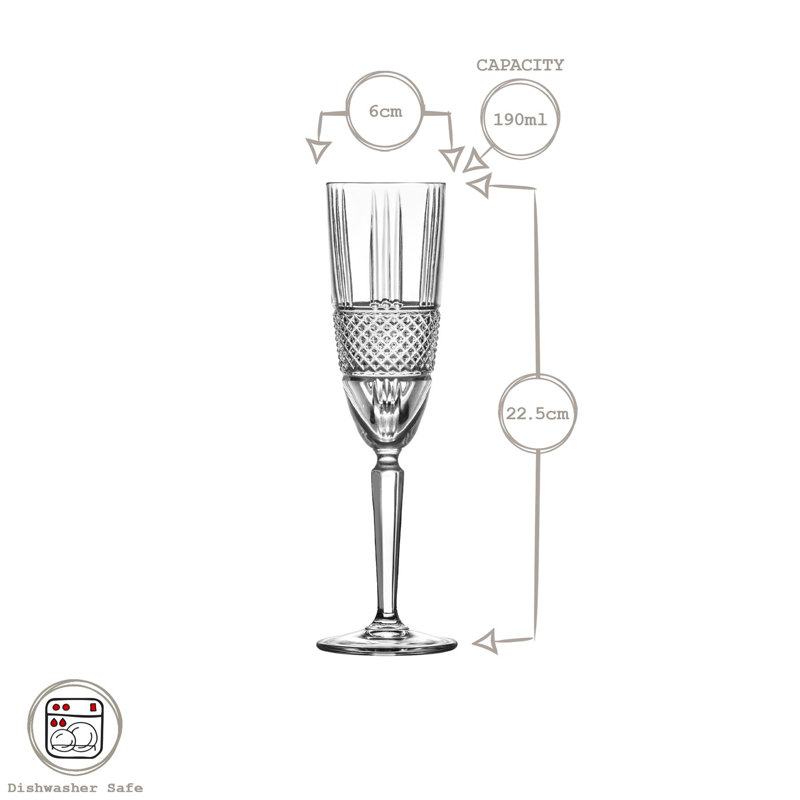 190ml Flute, 12